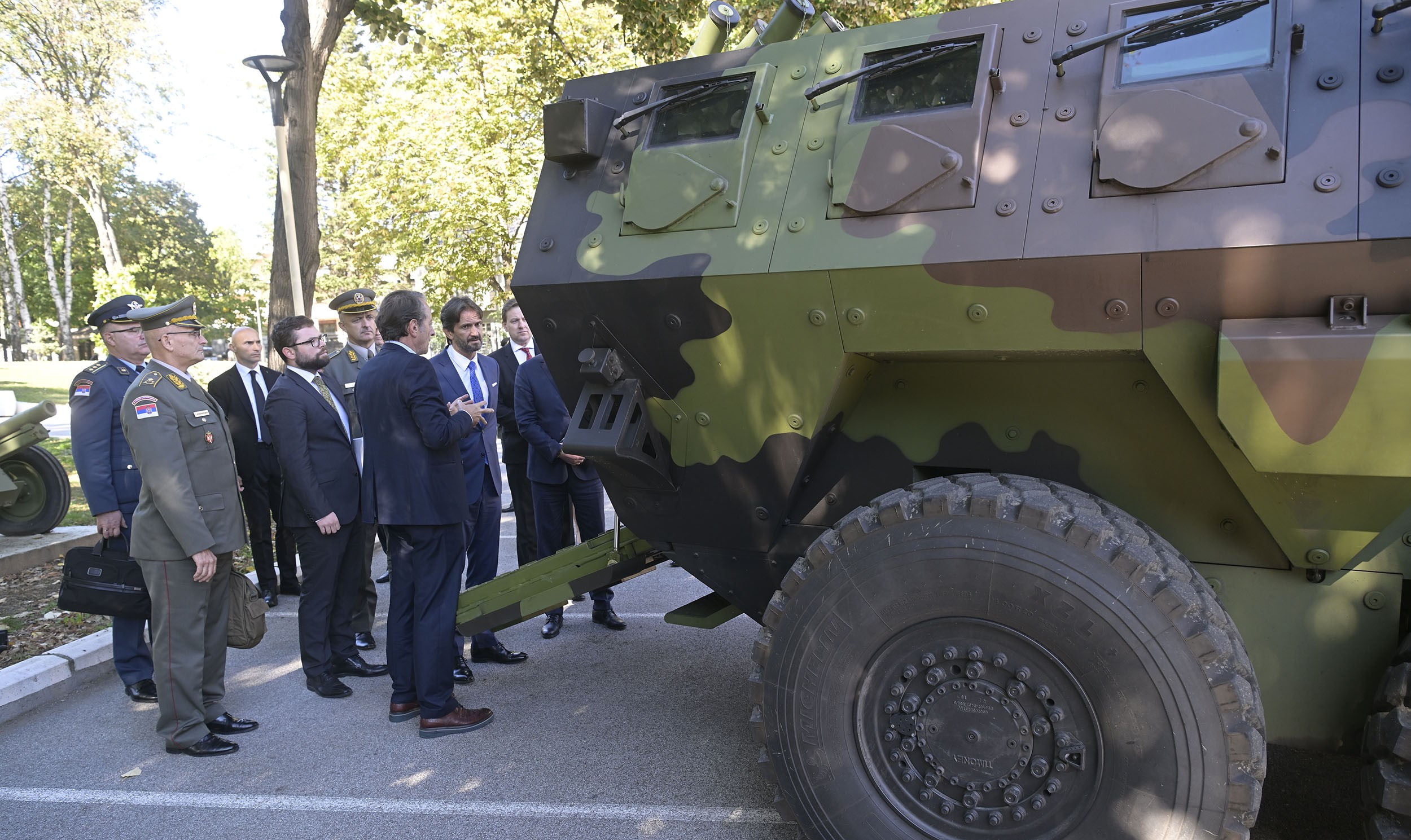 Presentation Of 8x8 Armoured Fighting Vehicles Lazar 3 And 4x4 Milosh 
