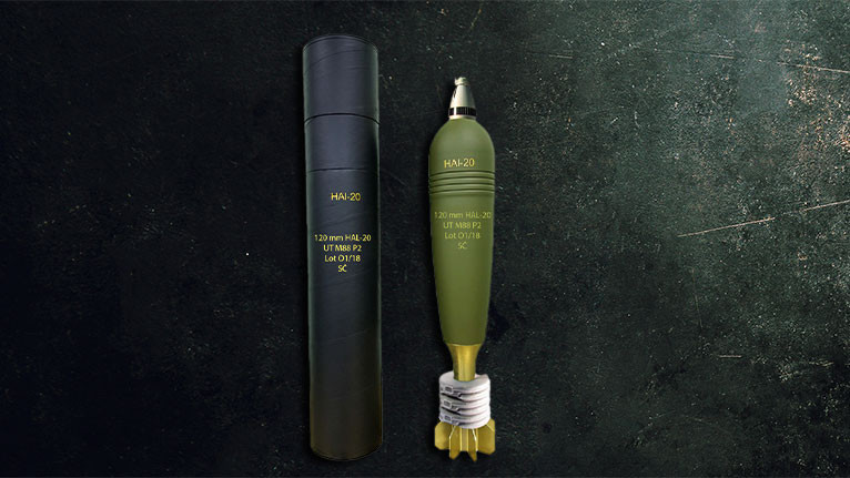 120 mm HE M62P8 mortar shell, 120 mm high-explosive mortar shell, Munitions
