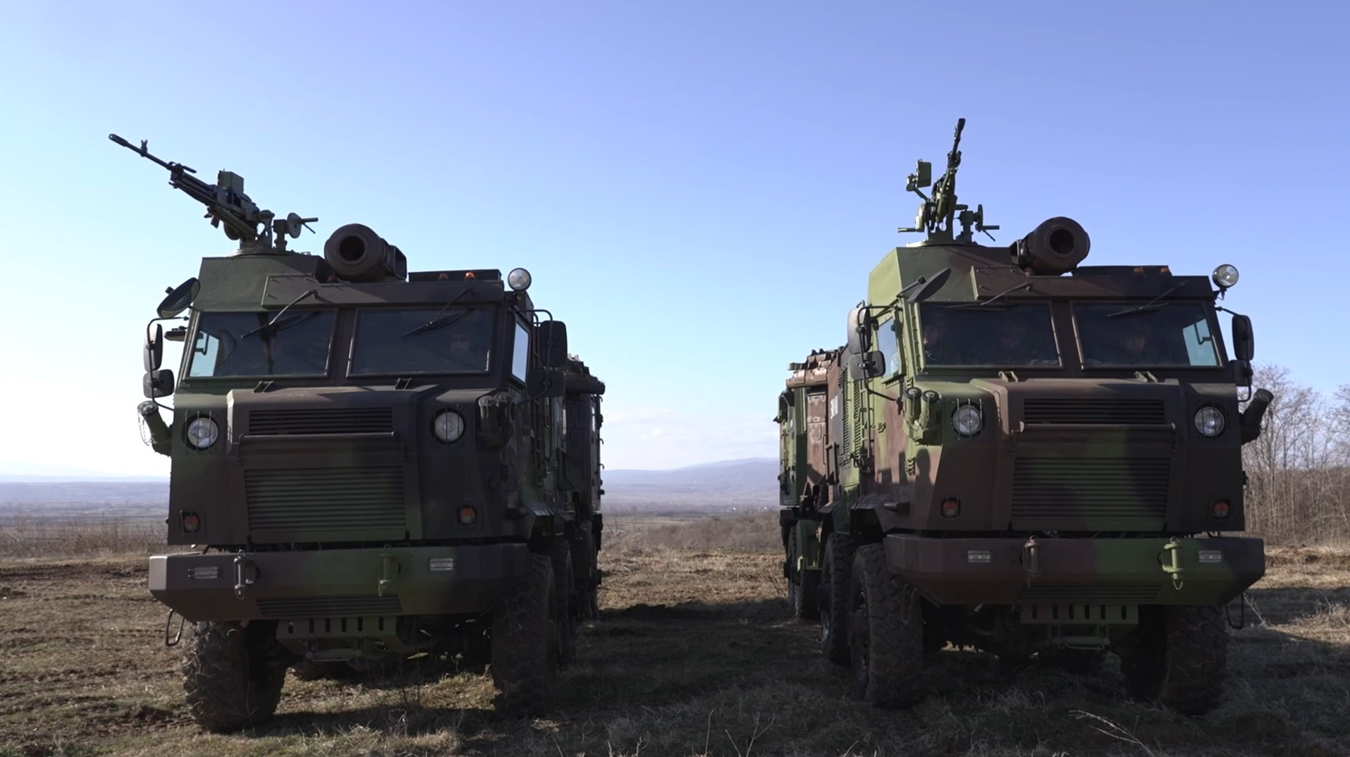 Training Of Nora Self Propelled Howitzer 155 Mm B 52 M 15